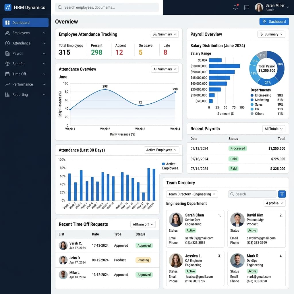 HRM & Payroll Software